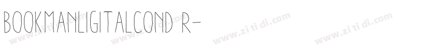 BookmanLigItalCond R字体转换